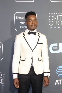 Los Angeles - 13 Ocak: Stephan James 13 Ocak 2019 Barker askıda Santa Monica, Ca, eleştirmenler Choice Ödülleri'nde