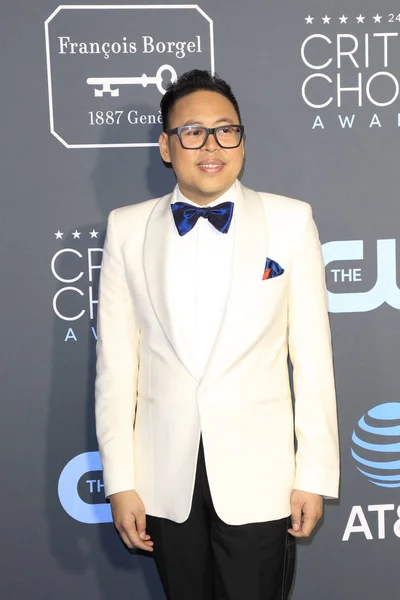 Лос Анджелес Jan Nico Santos Церемонии Награждения Critics Choice Awards — стоковое фото