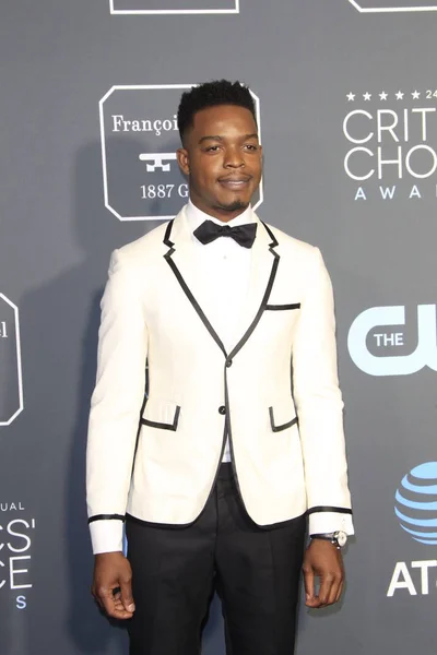 Los Angeles Jan Stephan Jamesa Critics Choice Awards Barker Wieszak — Zdjęcie stockowe