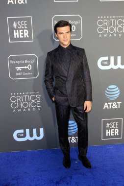 Los Angeles - 13 Ocak: Finn Wittrock 13 Ocak 2019 Barker askıda Santa Monica, Ca, eleştirmenler Choice Ödülleri'nde