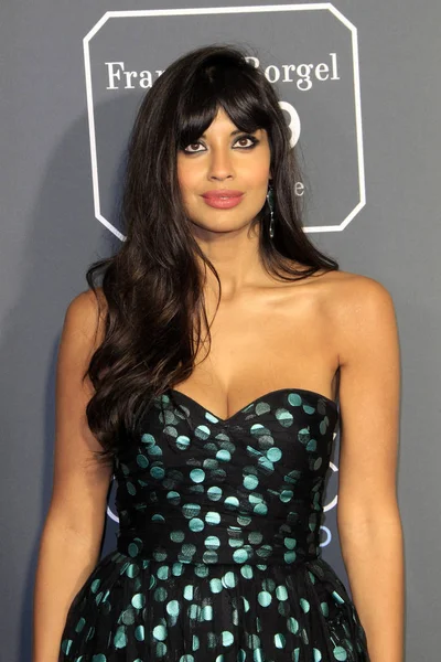 Los Angeles Jan Jameela Jamil Kritikusok Choice Awards Barker Fogas — Stock Fotó