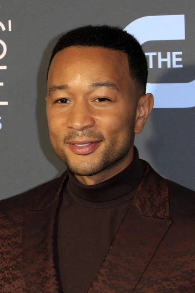 Los Angeles Jan John Legend Critics Choice Awards Barker Galgen — Stockfoto