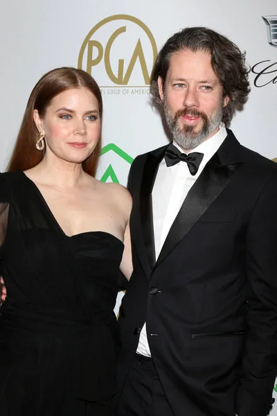 Los Angeles Jan Amy Adams Darren Gallo 2019 Producers Guild — Stock Photo, Image