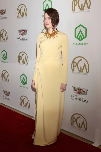 Los Angeles Jan Emma Stone Producers Guild Awards 2019 Beverly — Fotografia de Stock
