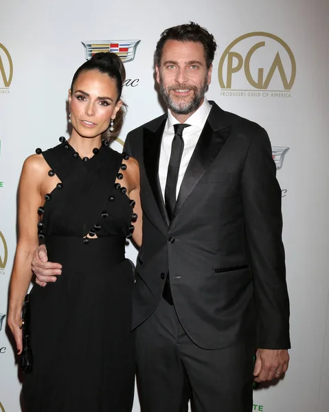 Los Angeles Jan Jordana Brewster Andrew Form 2019 Producers Guild — Stock Photo, Image