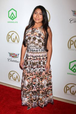 Los Angeles - 19 Ocak: Yalitza Aparicio 2019, üreticileri Guild Beverly Hilton otelde 19 Ocak 2019 Beverly Hills, Ca Ödülleri
