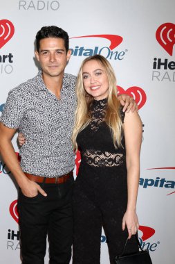 Los Angeles - 18 Ocak: Wells Adams, Brandi Cyrus Podcast ödüller üzerinde 18 Ocak 2019 Burbank, Ca iheartradio Tiyatrosu'nda iheartradio