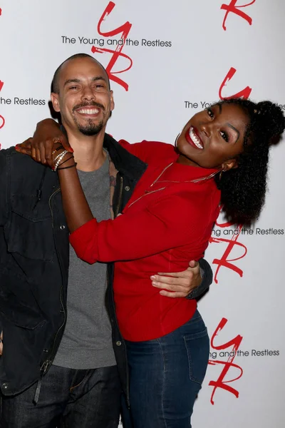 Los Angeles Jan Bryton James Loren Lott Young Restless Celebrates — 스톡 사진