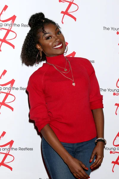 Los Ángeles Enero Loren Lott Young Restless Celebra Años Cbs — Foto de Stock