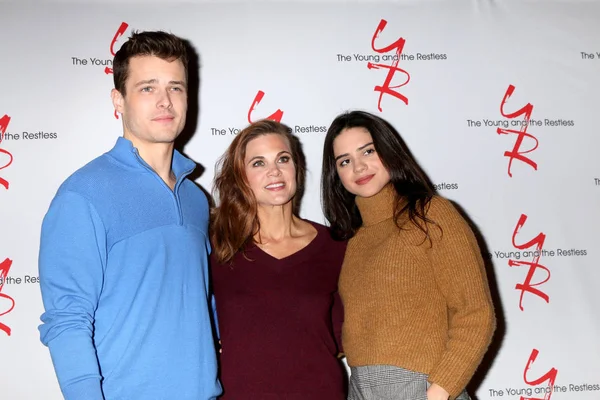 Los Ángeles Enero Michael Mealor Gina Tognoni Sasha Calle Young —  Fotos de Stock