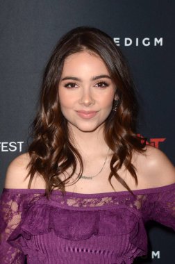 Los Angeles - 22 Ocak: Haley Pullos Tcl Çince 6 tiyatro üzerinde 22 Ocak 2019 yılında Los Angeles, Ca, 