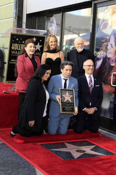 Los Ángeles Enero Gustavo Dudamel Ceremonia Gustavo Dudamel Star Paseo — Foto de Stock