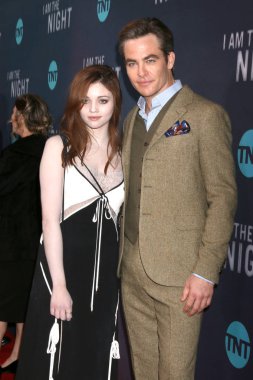 Los Angeles - Ocak 24: Hindistan Eisley, Chris Pine 