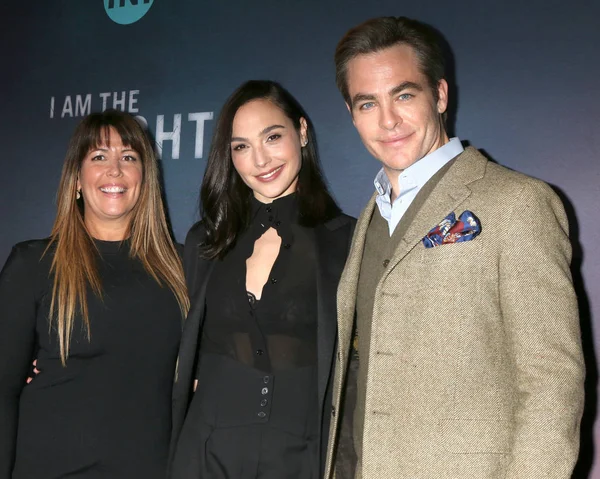 Los Angeles Jan Patty Jenkins Gal Gadot Chris Pine Den — Stockfoto