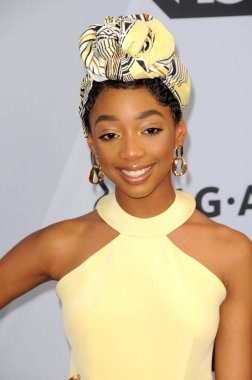 Los Angeles - 27 Ocak: Eris Baker, 25 yıllık Screen Actors Guild tapınak Auditorium'da 27 Ocak 2019 Los Angeles, Ca Ödülleri