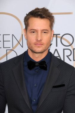 Los Angeles - 27 Ocak: Justin Hartley, 25 yıllık Screen Actors Guild tapınak Auditorium'da 27 Ocak 2019 Los Angeles, Ca Ödülleri