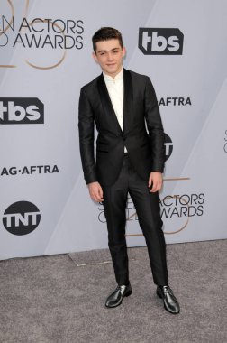 Los Angeles - 27 Ocak: Keidrich Sellati, 25 yıllık Screen Actors Guild tapınak Auditorium'da 27 Ocak 2019 Los Angeles, Ca Ödülleri