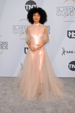 Los Angeles - 27 Ocak: Yara Shahidi, 25 yıllık Screen Actors Guild tapınak Auditorium'da 27 Ocak 2019 Los Angeles, Ca Ödülleri