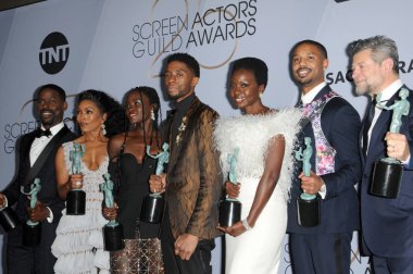 Los Angeles - 27 Ocak: Kara Panter 25 yıllık Screen Actors Guild Awards, tapınak Auditorium, 27 Ocak 2019 Los Angeles, Ca döküm