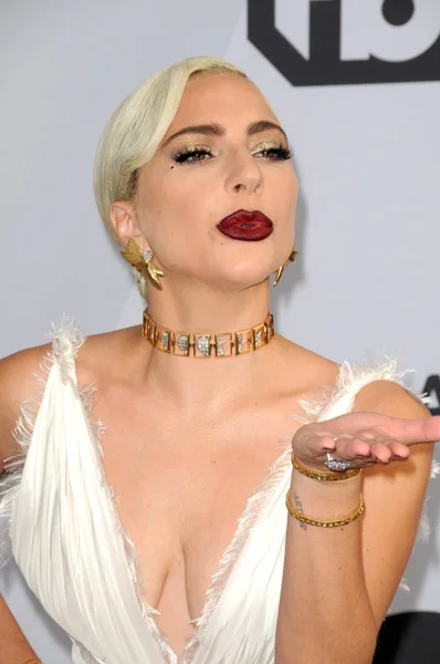 Los Ángeles Enero Lady Gaga Los 25º Premios Anuales Del — Foto de Stock