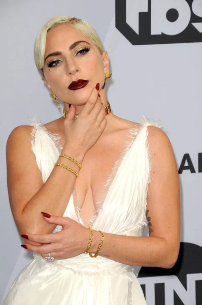 Лос Анджелес Jan Lady Gaga Ежегодной Церемонии Вручения Премии Гильдии — стоковое фото