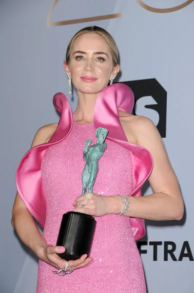 Los Angeles Jan Emily Blunt Roční Screen Actors Guild Awards — Stock fotografie