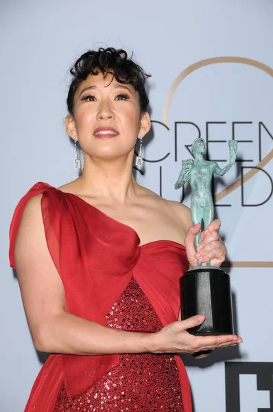 Los Angeles Tammikuu Sandra 25Th Annual Screen Actors Guild Awards — kuvapankkivalokuva