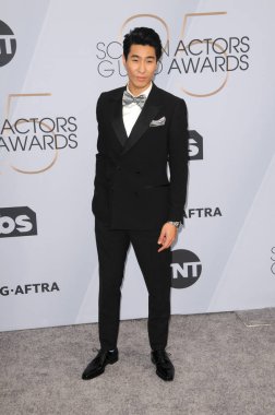 Los Angeles - 27 Ocak: Chris Pang, 25 yıllık Screen Actors Guild tapınak Auditorium'da 27 Ocak 2019 Los Angeles, Ca Ödülleri