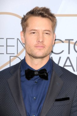 Los Angeles - 27 Ocak: Justin Hartley, 25 yıllık Screen Actors Guild tapınak Auditorium'da 27 Ocak 2019 Los Angeles, Ca Ödülleri