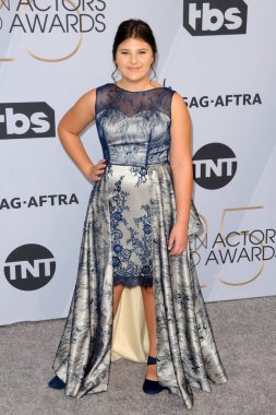 Los Angeles - 27 Ocak: Mackenzie Hancsicsak 25 i, yıllık Screen Actors Guild tapınak Auditorium'da 27 Ocak 2019 Los Angeles, Ca Ödülleri
