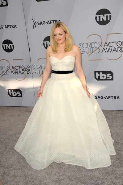 Los Angeles Jan Elisabeth Moss Lors 25E Cérémonie Annuelle Des — Photo