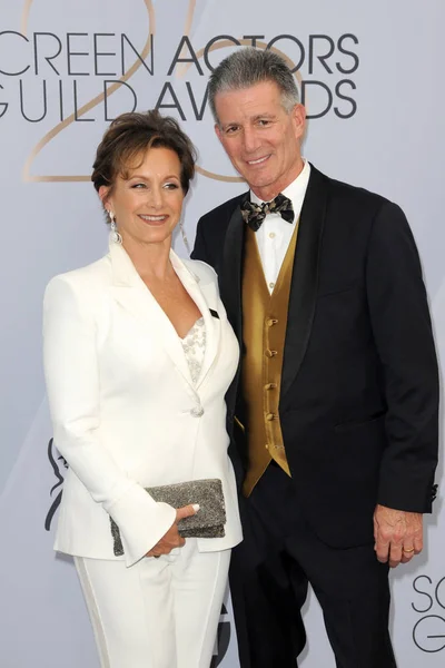 Los Angeles Jan Gabrielle Carteris Charles Isaacs 25Th Annual Screen — Stock Photo, Image