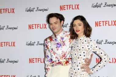 Los Angeles - 28 Ocak: Charlie Heaton, Natalia Dyer Mısır tiyatroda 28 Ocak 2019 Los Angeles, Ca Eleme 