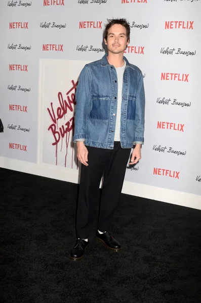洛杉矶 1月28日 布莱克本于2019年1月28日在加州洛杉矶的埃及剧院参加 天鹅绒蜂鸣器 洛杉矶首映式 — 图库照片