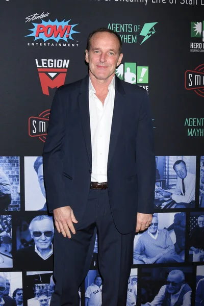 Los Angeles Ocak Clark Gregg Excelsior Adlı Stan Lee Tcl — Stok fotoğraf