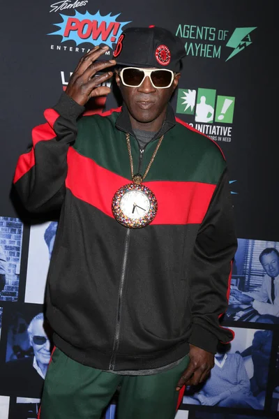 Los Angeles Jan Flavor Flav Het Excelsior Een Viering Van — Stockfoto