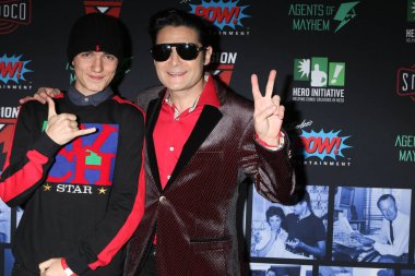 Los Angeles - 30 Ocak: Zen Feldman, Corey Feldman, Excelsior! Stan Lee, Tcl Çin Tiyatrosu IMAX kutlamaları 30 Ocak 2019 tarihinde Los Angeles, Ca
