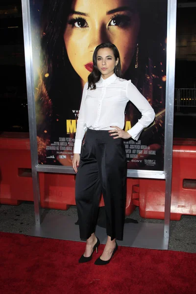 Los Angeles Jan Cristina Rodlo Miss Bala Première Gegaan Regal — Stockfoto