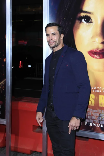 Los Angeles Gennaio Matt Cedeno Alla Premiere Miss Bala Regal — Foto Stock