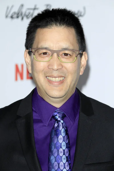 Los Angeles Jan Scott Takeda Bij Première Van Velvet Buzzsaw — Stockfoto