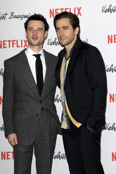 Los Angeles Jan Tom Sturridge Jake Gyllenhaal Velvet Buzzsaw Premiere — Fotografia de Stock