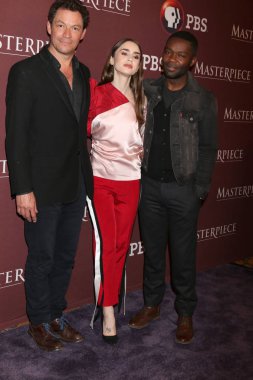 Los Angeles - 1 Şubat: Dominic West, Lily Collins, David Oyelowo başyapıt fotoğraf çağrısında Langham Huntington Hotel'in 1 Şubat 2019 tarihinde Pasadena, Ca