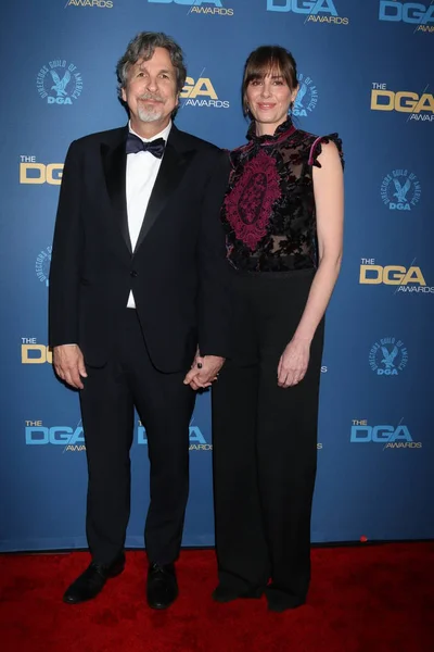 Los Angeles Feb Peter Farrelly Melinda Farrelly 2019 Directors Guild — Stock Photo, Image