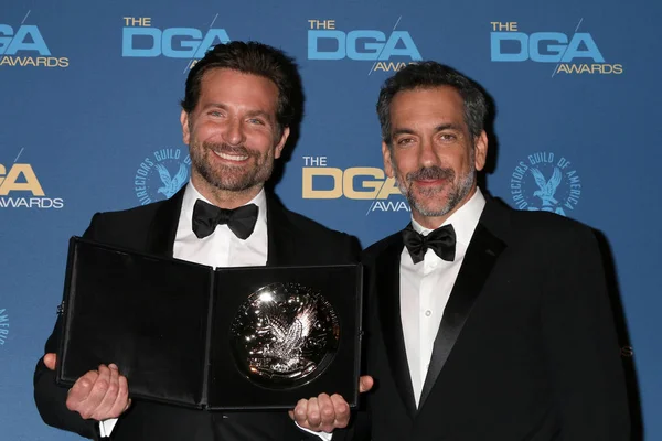 Los Angeles Únor Bradley Cooper Todd Phillips 2019 Ředitelů Guild — Stock fotografie