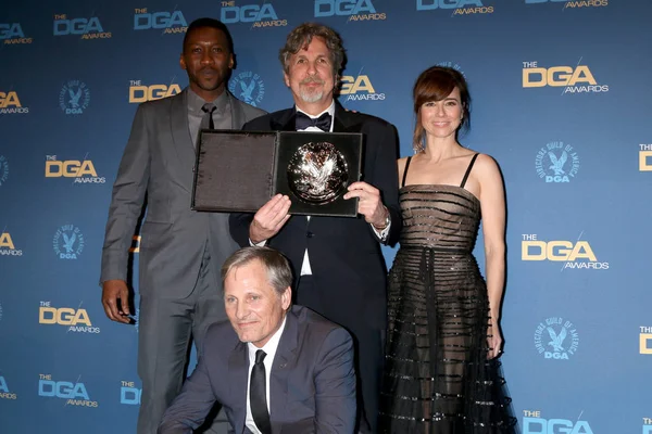 Los Angeles Feb Mahershala Ali Peter Farrelly Linda Cardellini Viggo — Stockfoto