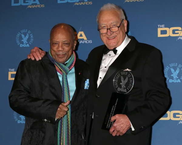Los Angeles Feb Quincy Jones Don Mischer Directors Guild America — Fotografia de Stock