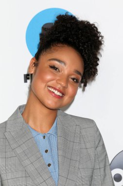 Los Angeles - 5 Şubat: Aisha Disney Abc televizyon kış basın tur fotoğraf çağrısında Langham Huntington Hotel'in 5 Şubat 2019 tarihinde Pasadena, Ca, Dee