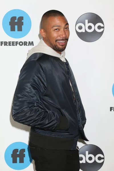 Los Angeles Feb Charles Michael Davis Disney Abc Television Winter – stockfoto