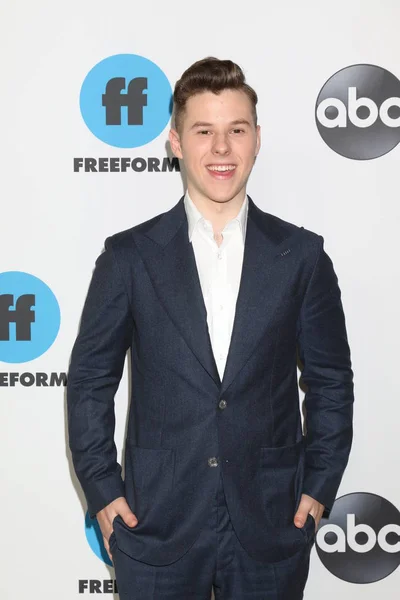 Los Angeles Feb Nolan Gould Disney Abc Television Winter Press — Fotografia de Stock