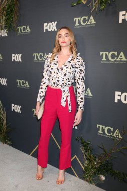 Los Angeles - 1 Şubat: Brianne Howey 1 Şubat 2019 incir şirketten Los Angeles, Ca tilki Tca All-Star partide